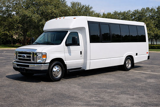 18-passenger minibus available for charter in Metairie, LA